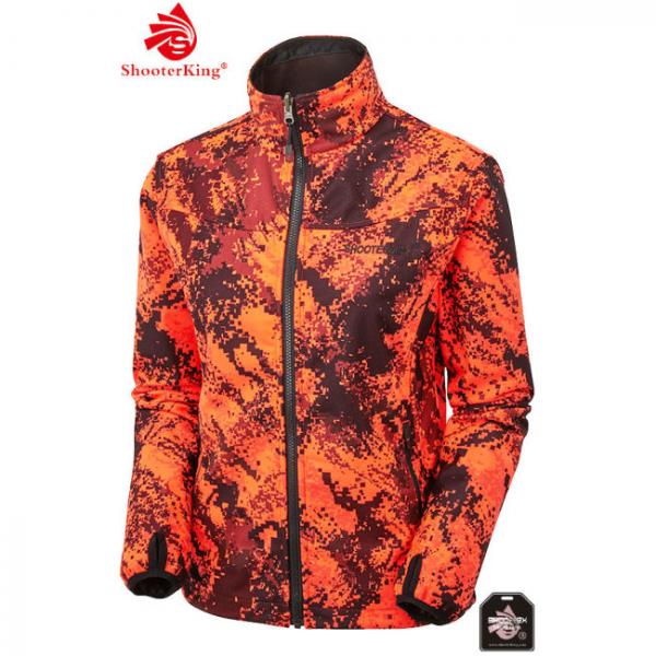 SHOOTERKING Digitex Blaze Camo | Damen Softshell Wendejacke